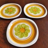 3 assiettes "Monaco" Salins