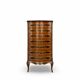 Wooden bedroom suite with inlays in mid-century Italian style, by Pacifici Prete, Rome.