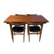 Ensemble salle à manger scandinave teck /chaises Samcom année 60
