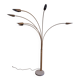 Arc floor lamp 6 branches 70's, italy