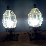 Paire de lampes à poser Art nouveau