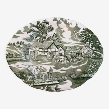 English Style porcelain dish from Lunéville