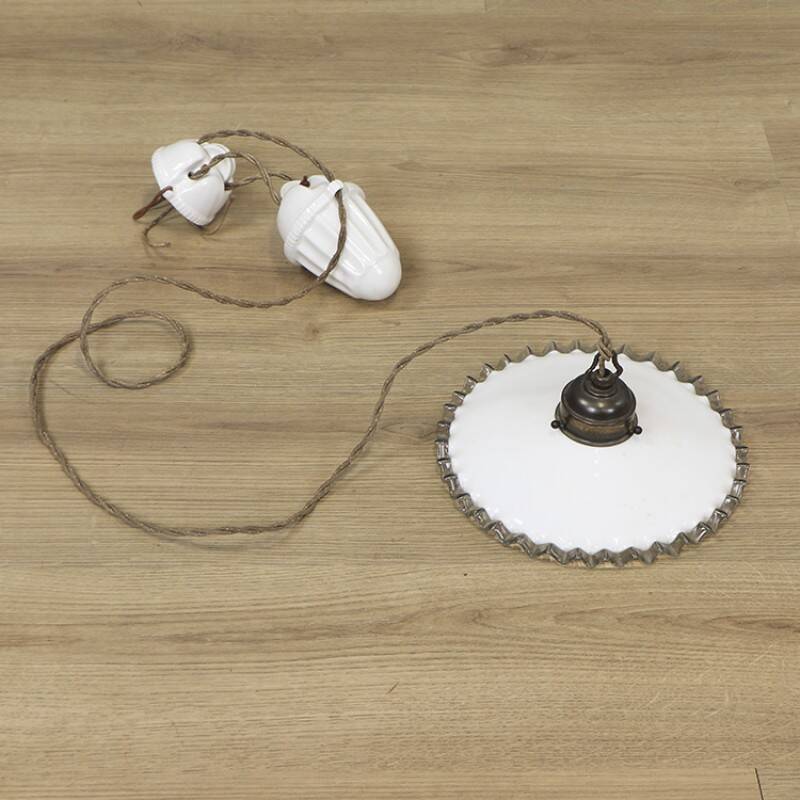 Antique adjustable pendant lamp