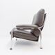 Fauteuil en cuir Kangourou De Sede par Hans Eichenberger