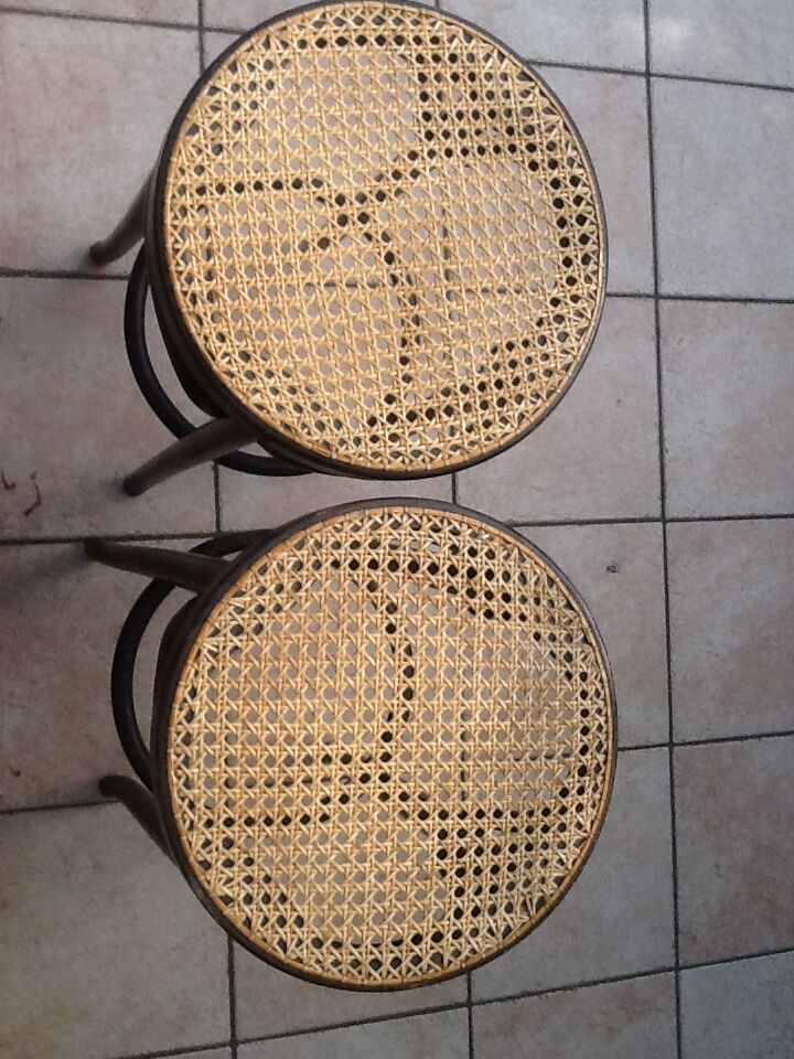 Wooden and canning stools