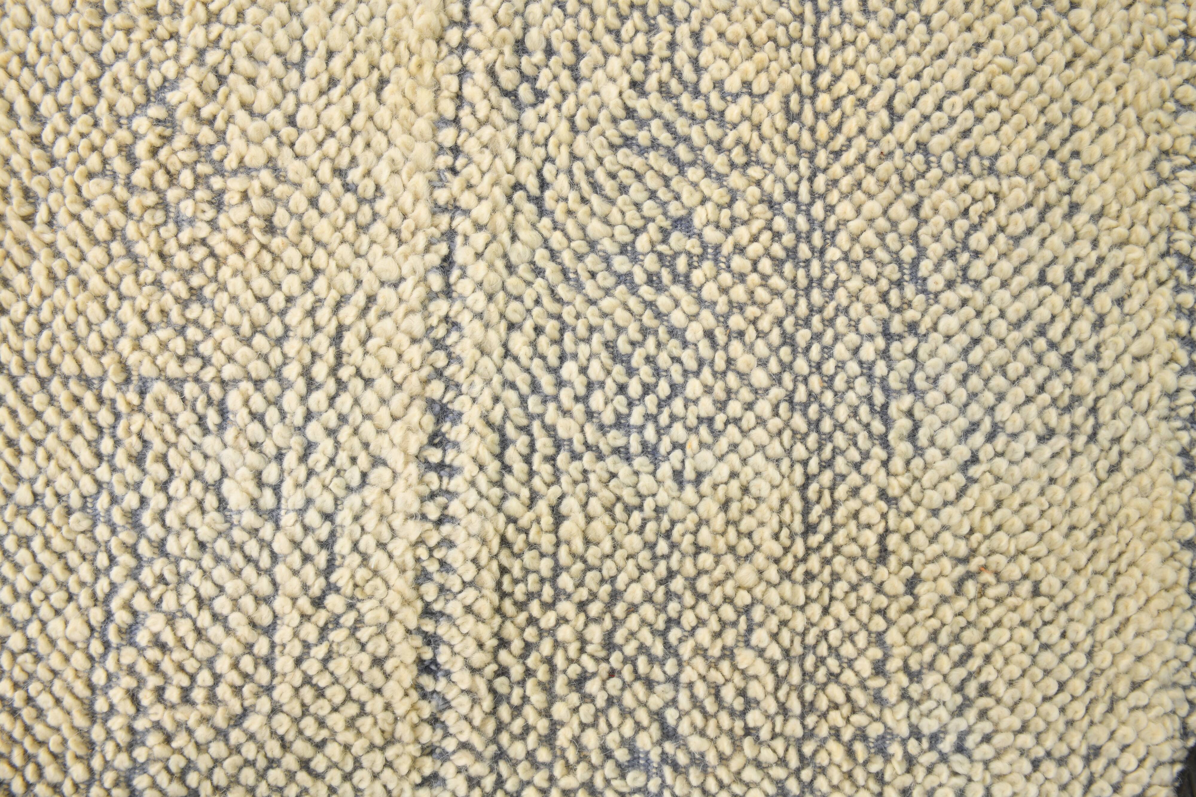 8x10 Blue & Beige Large Vintage Kilim Rug, 250x298Cm