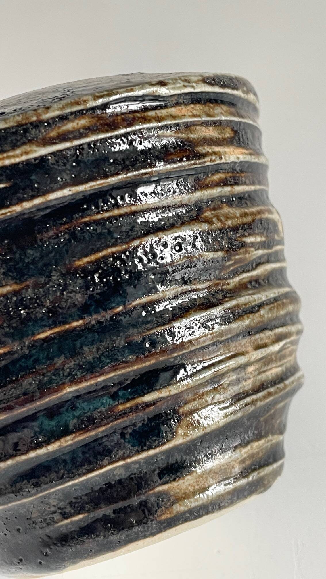 Vintage Brutalist Handmade Vase