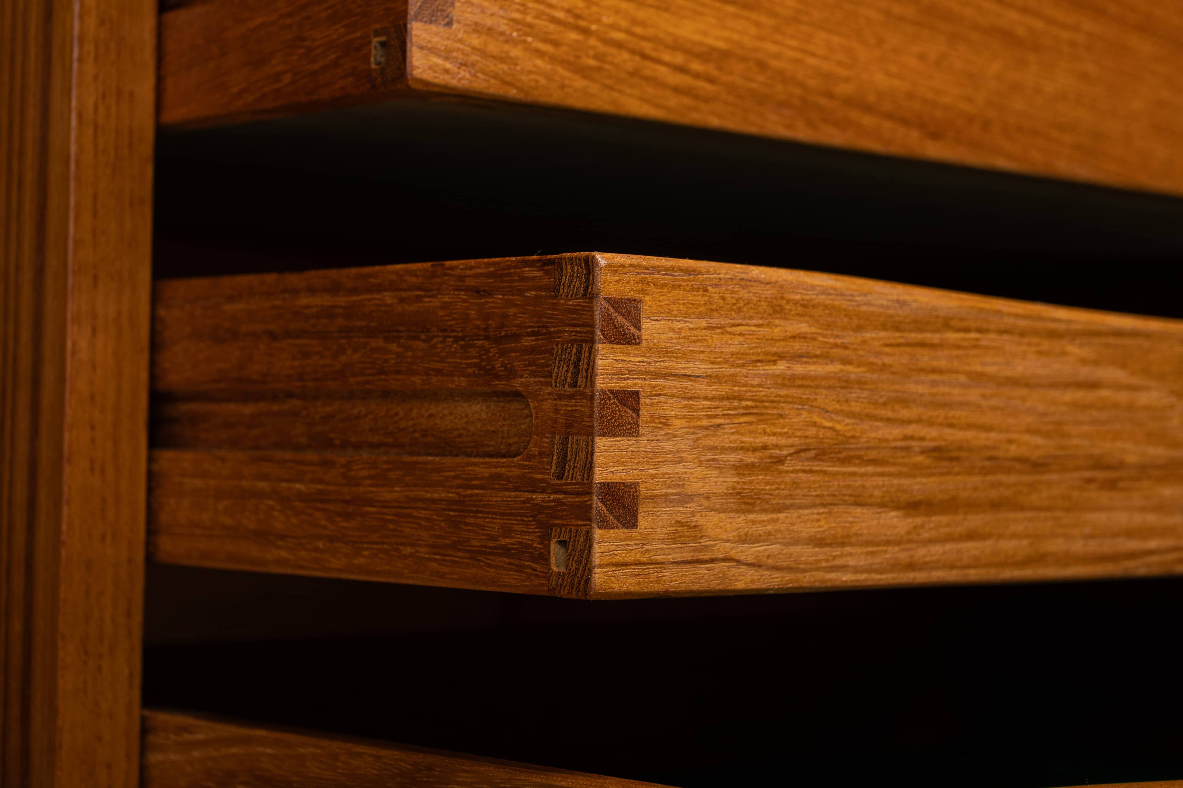 Tambour door sideboard by Dyrlund