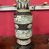 A Chinese famille rose porcelain vase called 'from Nanking' 19th century 55cm