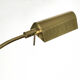 E-reader floor lamp in brass and gold metal 1970