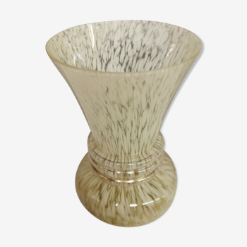 Clichy speckled vase