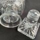 Baccarat - whisky carafe (1) - modern mid-century - cut crystal - model burgos