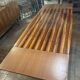 Table en ébène de Macassar laquée vers 1950