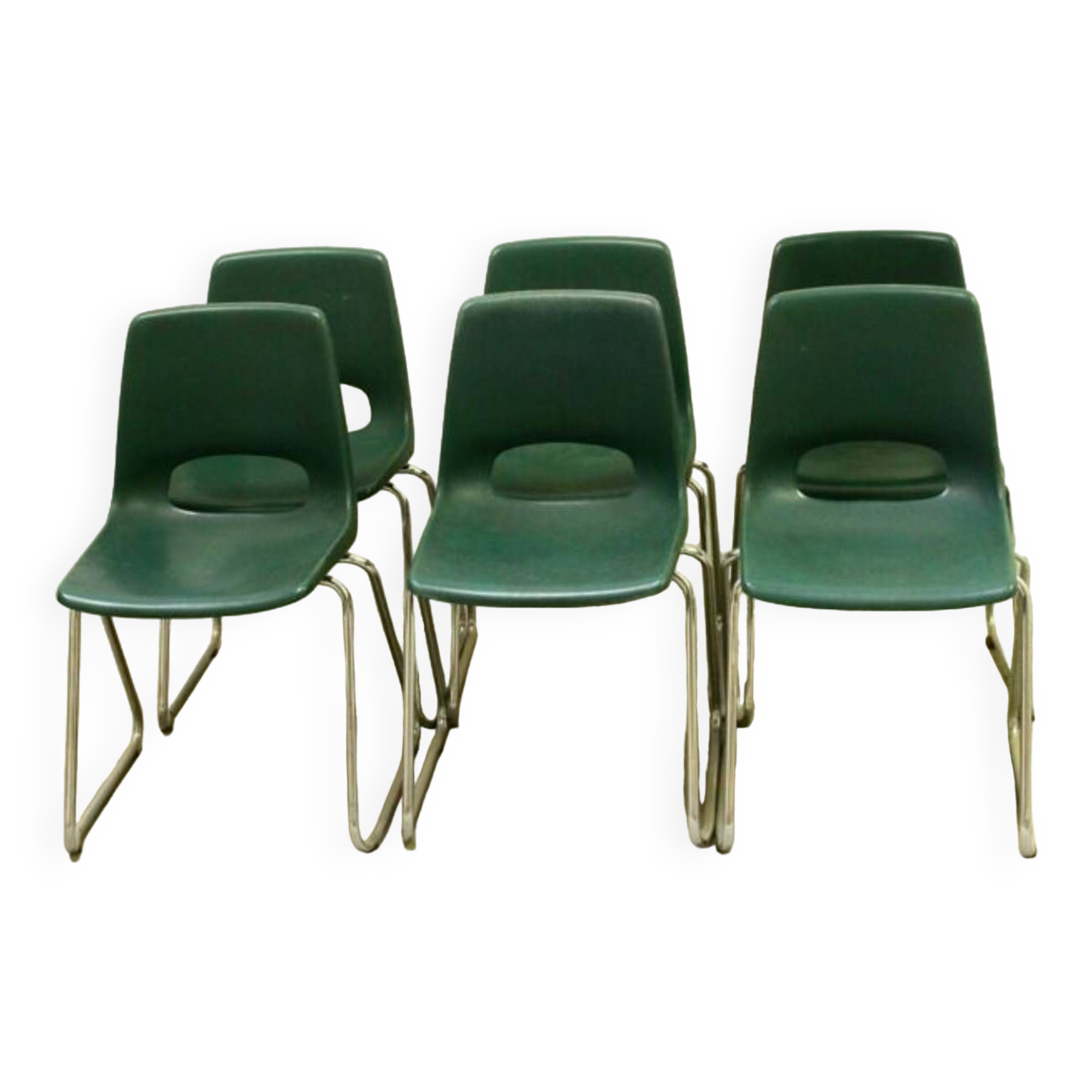 Set of 6 vintage chairs by Marko Netherlands 1970