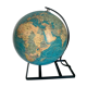 Vintage globe 1971 terrestrial Taride glass - 29 cm