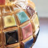 Colorful ceramic vase, 1960