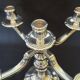 Exceptional pair of table candlesticks in fine silver, St. Médard Paris