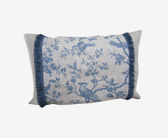 Coussin toile de jouy