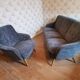 Armchairs and sofa 50/60