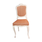 Chaise restaurée et retapissée