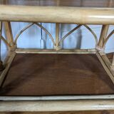 Rattan shelf
