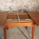 Scandinavian vintage teak dining table with 2 extension cords hidden by Svend Aage Madsen for Knudsen - Son, Denmark