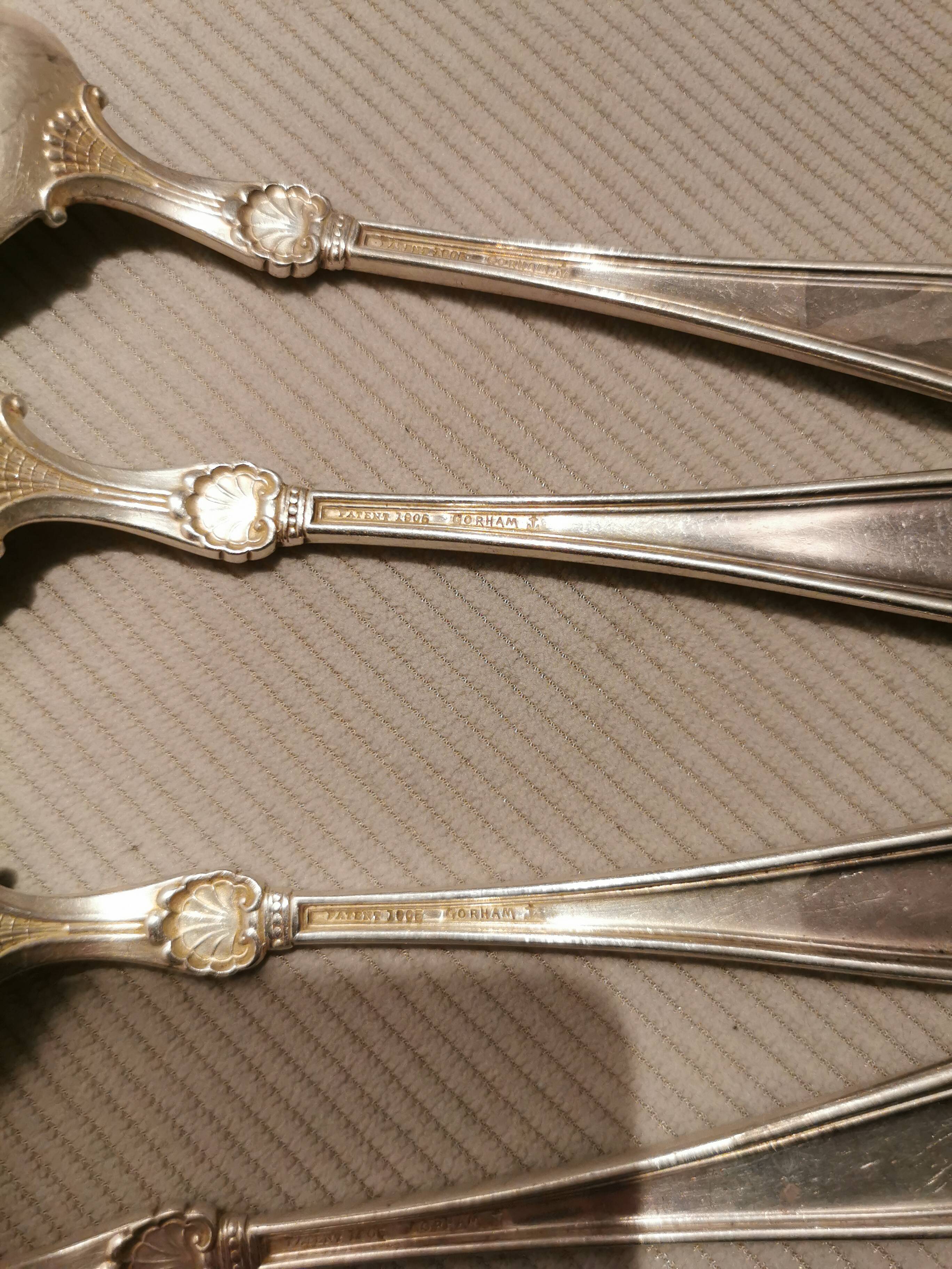 4 antique Gorham spoons from 1905