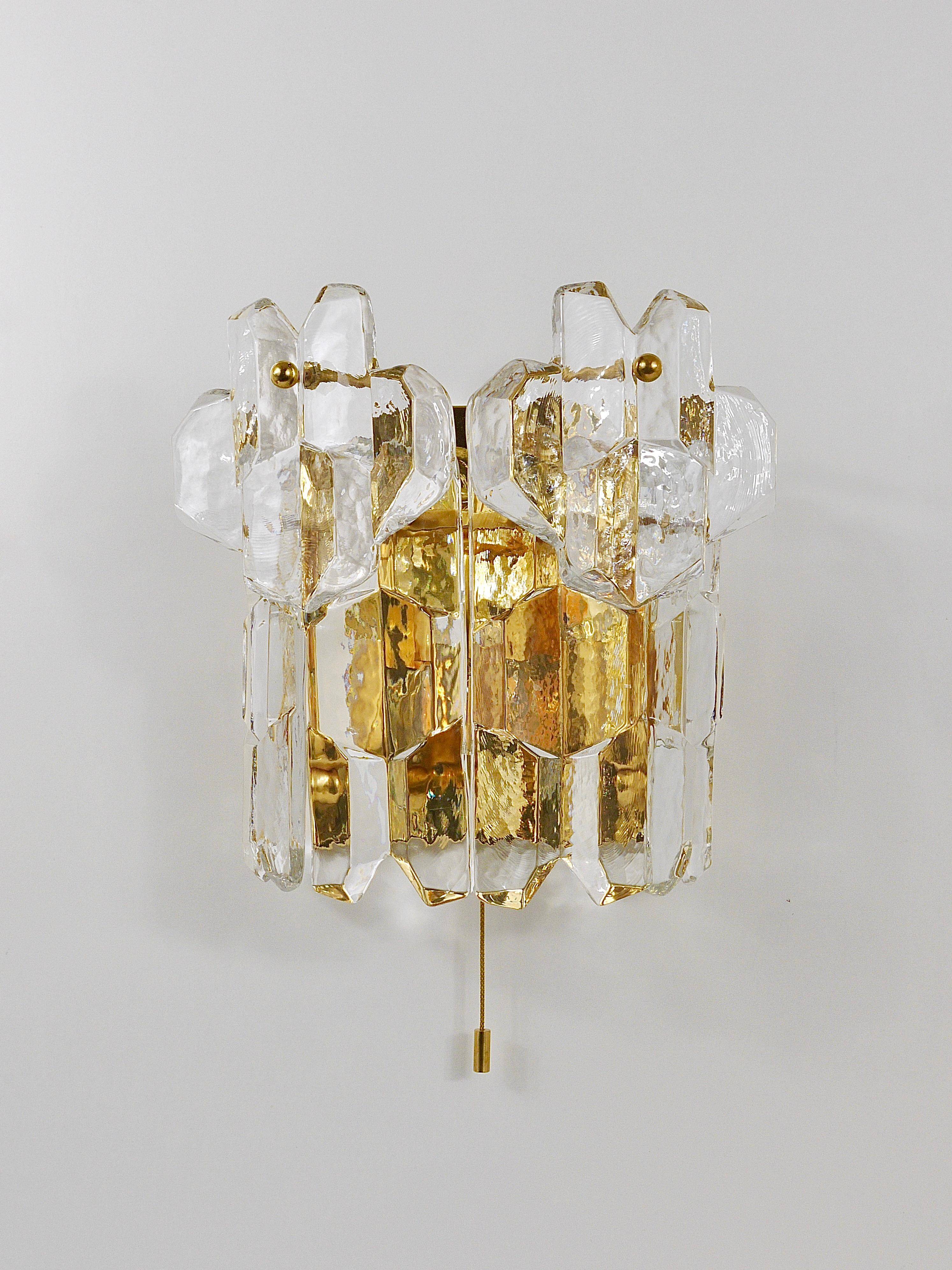 Palazzo Grand Model Wall Light by J.T. Kalmar - 1970