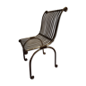 Very elegant wrought iron armchair