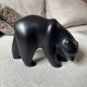 Art Deco style ceramic black bear