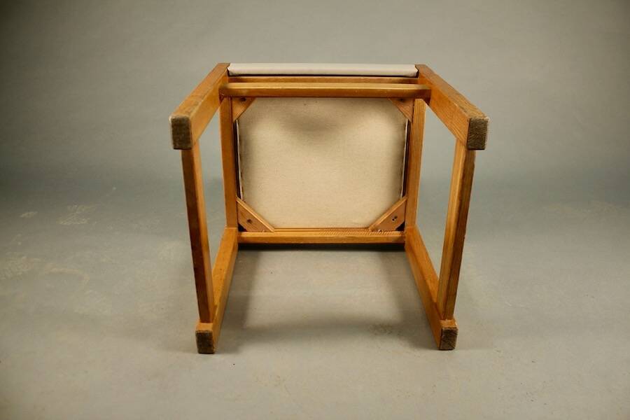 Set of 8 Brutalist Dining Chairs, 20th Century