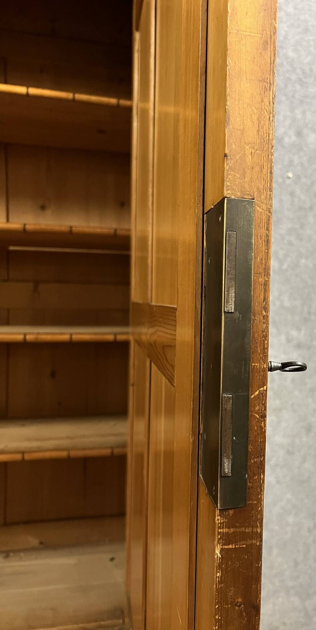 Napoleon III period wardrobe in bamboo-style cherry wood
