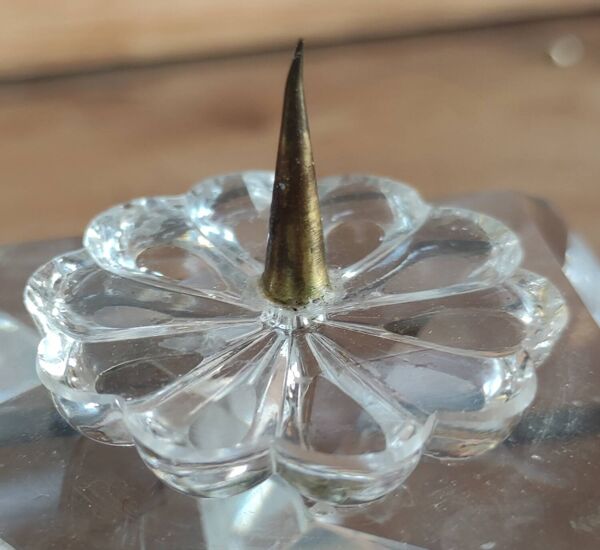 Ancien bougeoir cristal Swarovski
