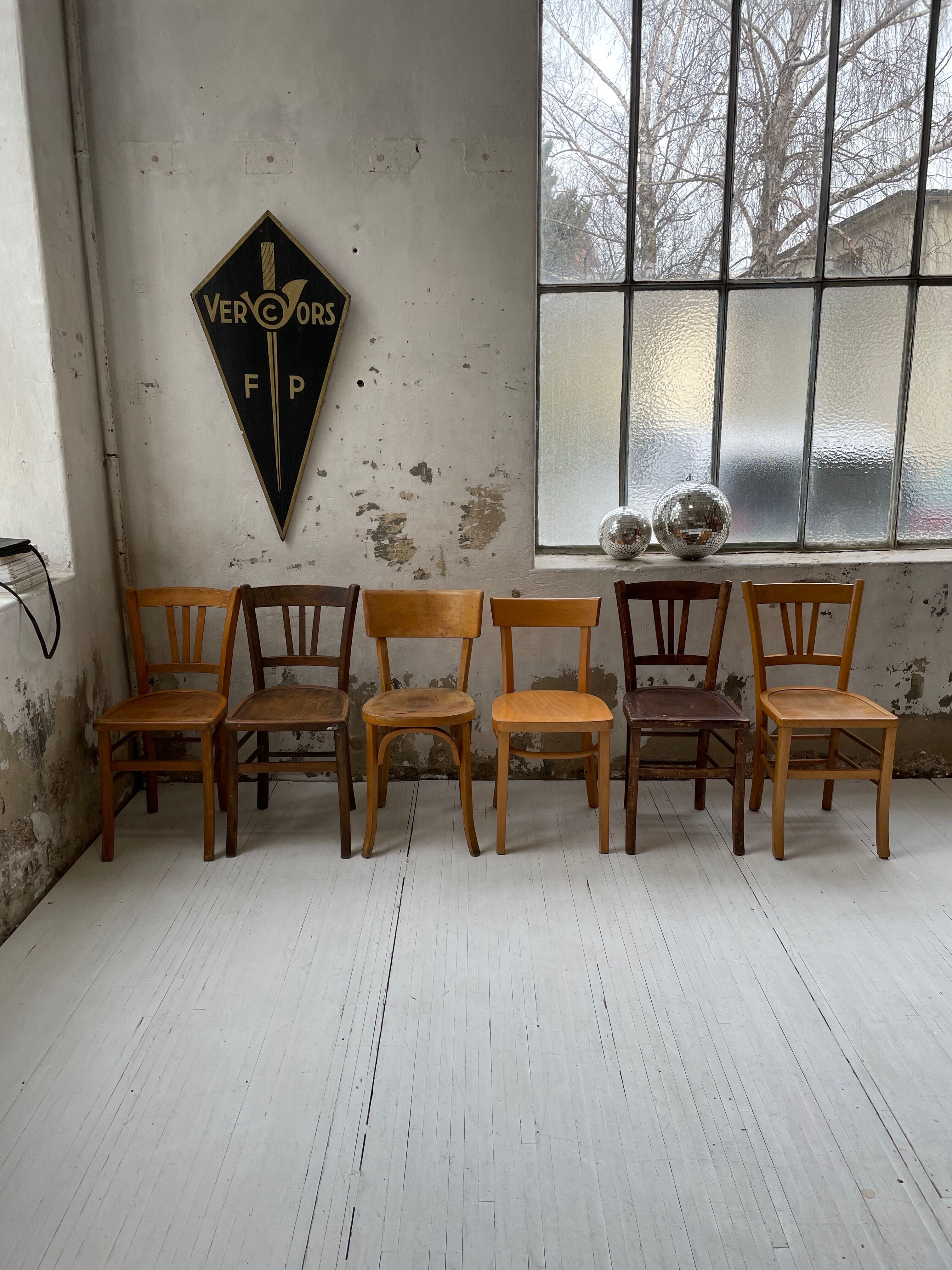 Set 6 chairs bistro Luterma Baumann