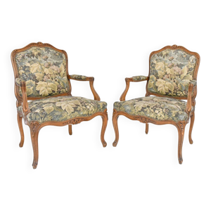 Paire de fauteuils dite