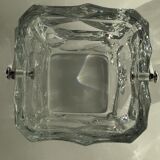 Ice bucket square crystal of Vannes height 14cm