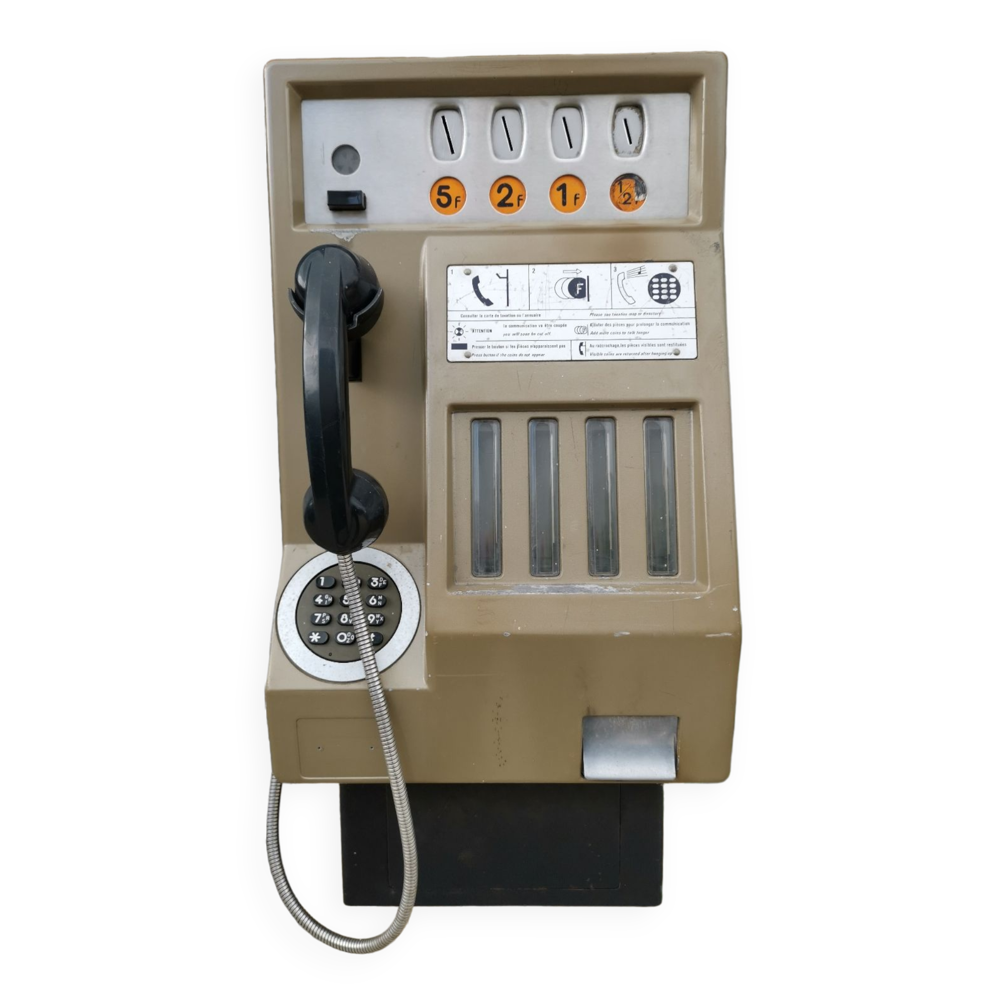 Coin-operated cabin payphone