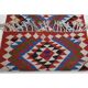 1970s Vintage Turkish Oushak Handmade Wool Cotton Purple Runner Rug 90x364