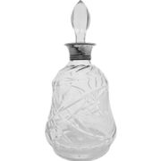 Art Deco crystal silver carafe, Denmark, 1930s