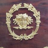 Acajou Library of Cuba Scd Empire decorated with 50 gilded bronzes