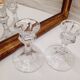 Paire bougeoirs de table