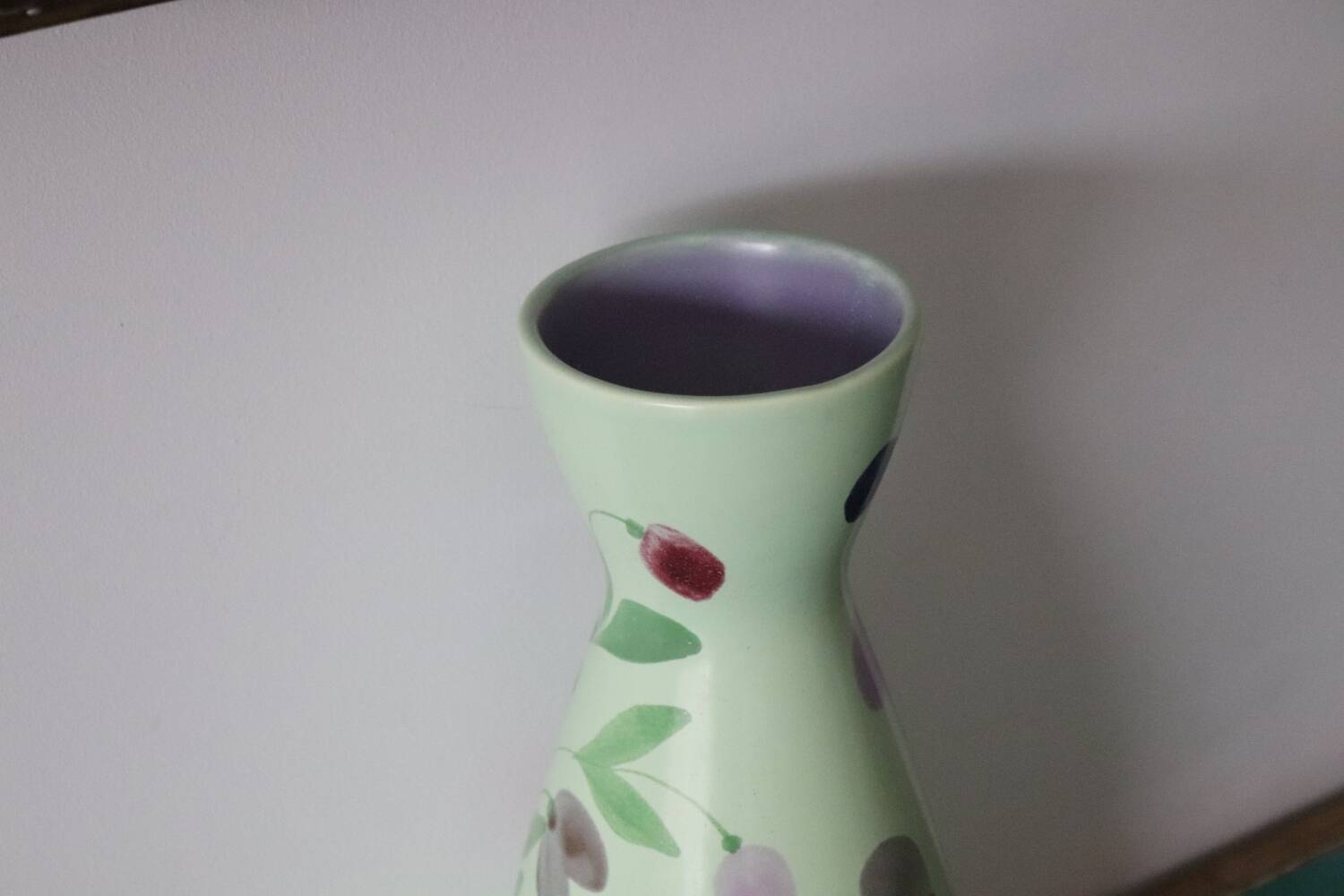 Saint Clement green ceramic vase