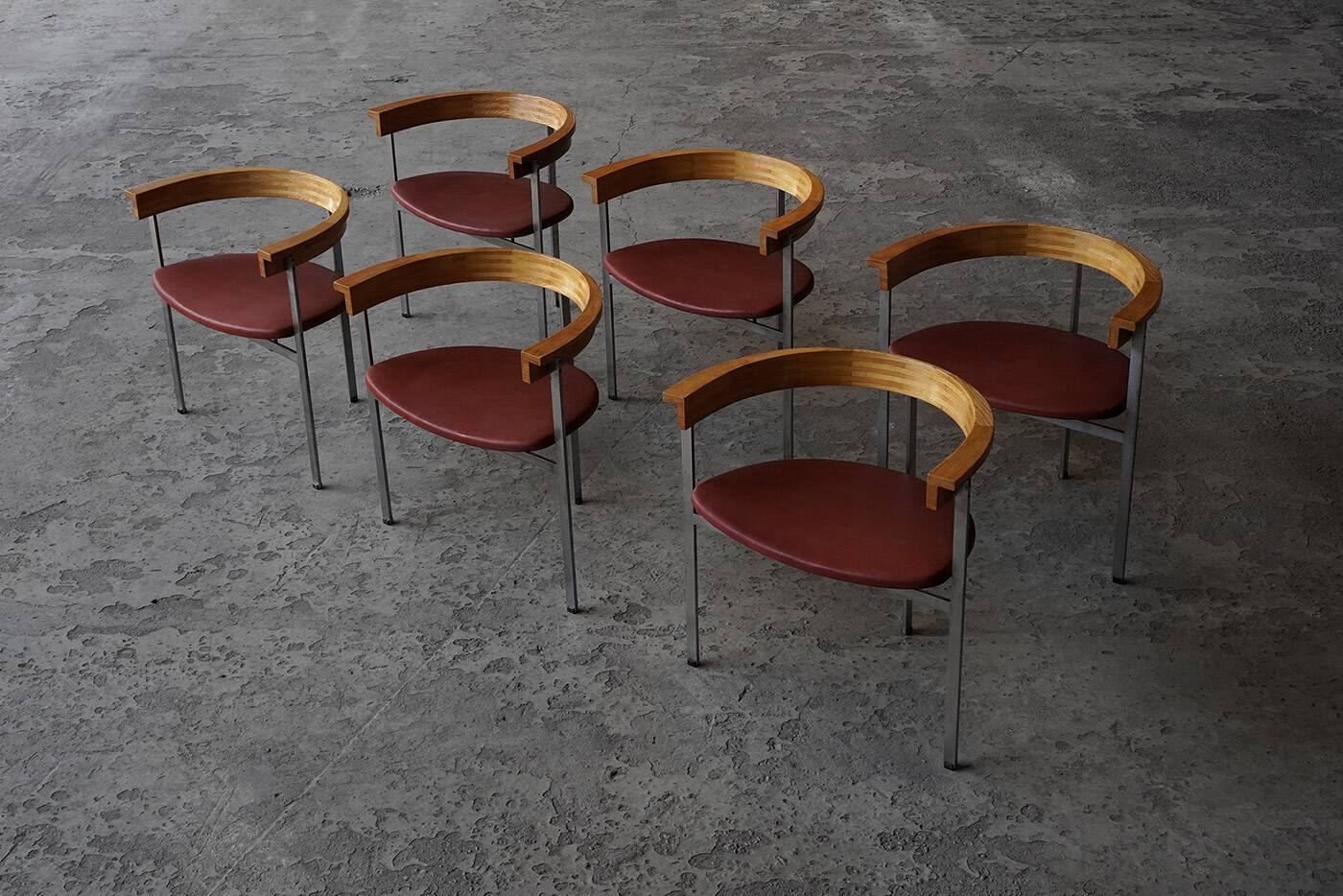 Set of 6 “PK11” chairs by Poul Kjaerholm for E. Kold Christensen, Denmark 1950s
