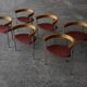 Set of 6 “PK11” chairs by Poul Kjaerholm for E. Kold Christensen, Denmark 1950s