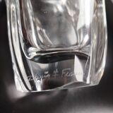 Antique vase signed Daum ✝ France in crystal – circa 1935–1950