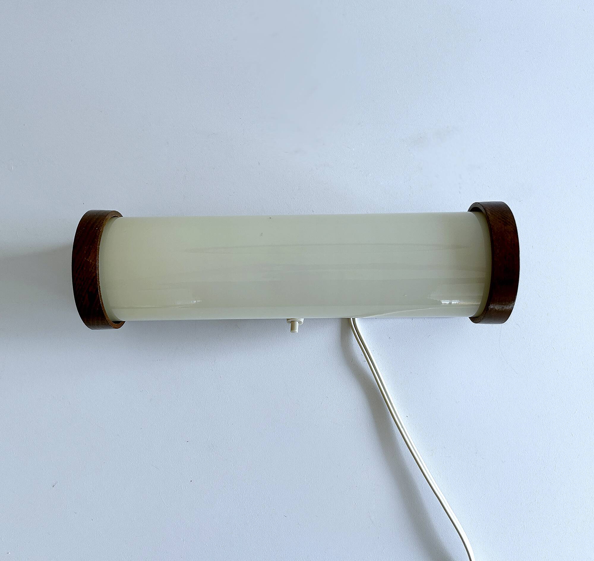 Art Deco Wood Glass Wall Light Bedside