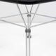 Attributed Niels Bendtsen Post Modern Crystal and Steel Coffee Table, 1970s