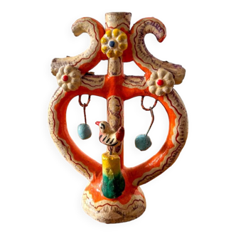 Mexican Tree of Life Candlestick