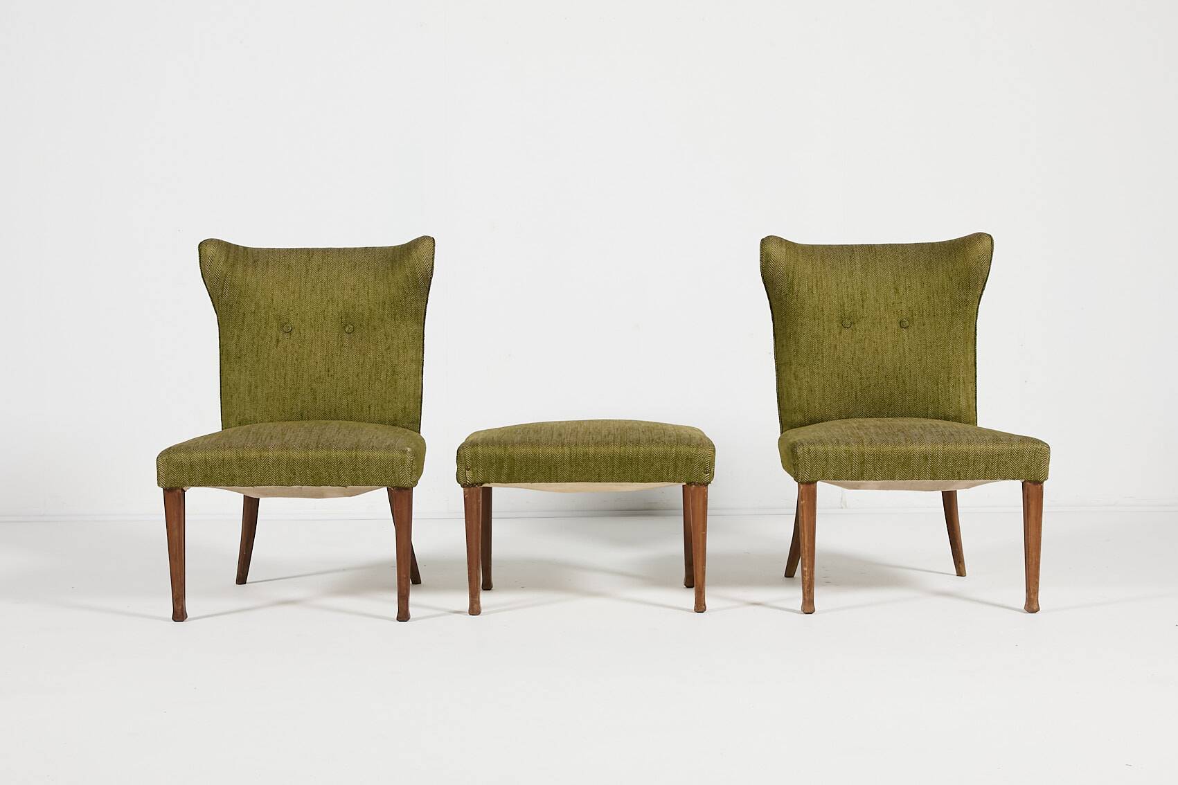 1960’s Italian Mid-Century Modern pair of chairs