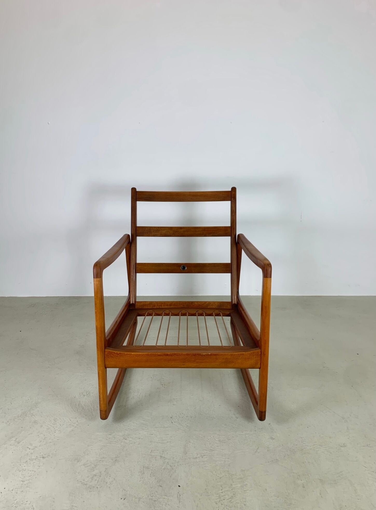 Rocking chair model 166 "senator" by Ole Wanscher for France and Daverkosen, Denmark, 1960s
